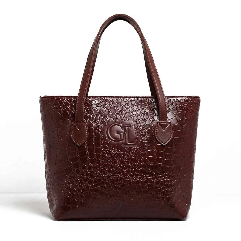 Women Crocodile Luxury Shoulder Tote Handbag