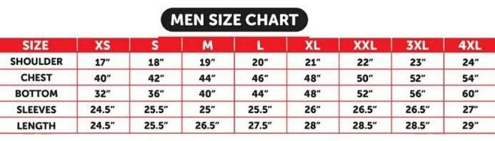 Suede Crocodile Leather Coat size chart
